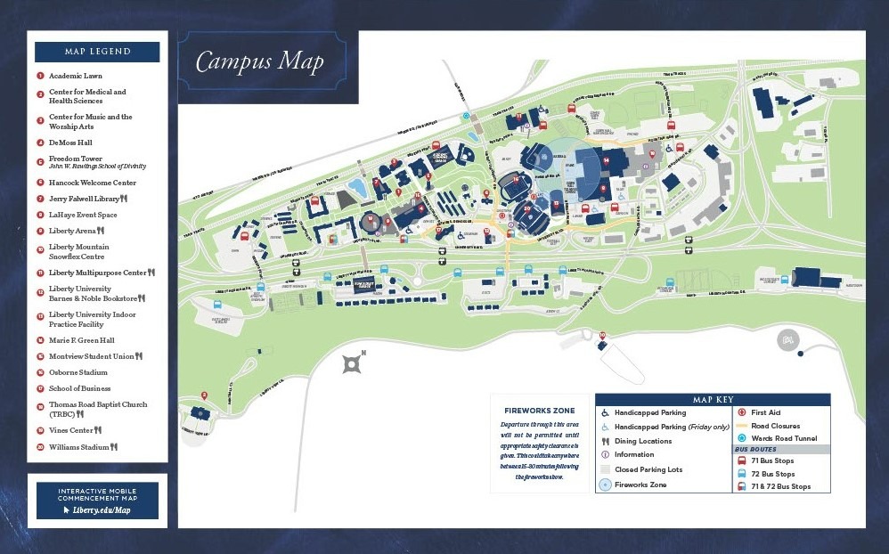 LU Campus Map Image