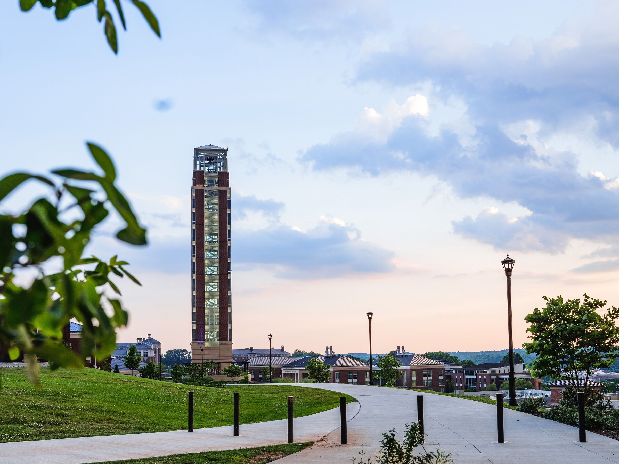 Photo of Tower on Campus
