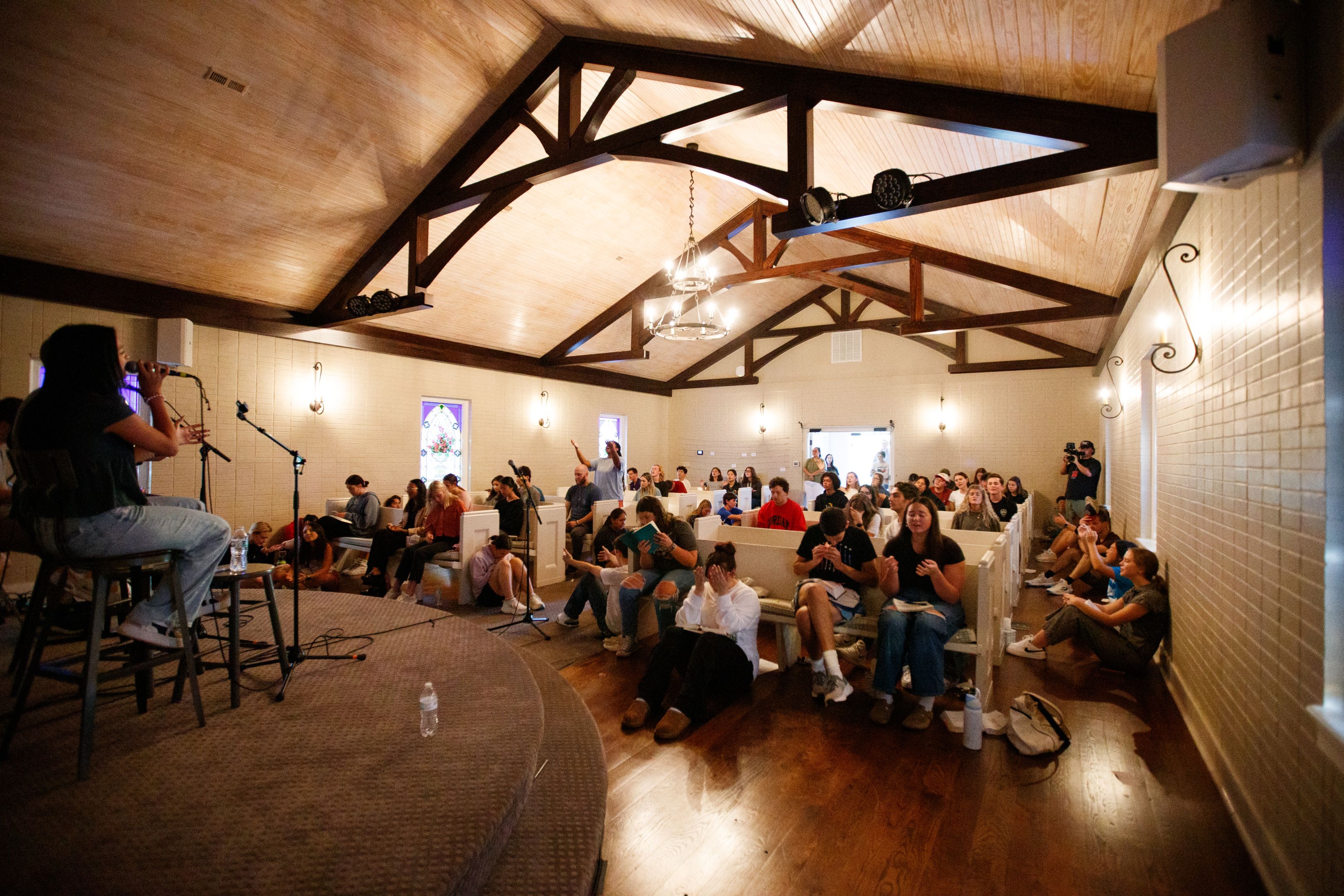Liberty Students in Chapel 